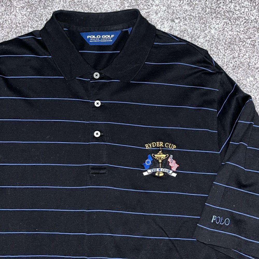 Ryder Cup The K Club Ireland men’s Green Cotton Polo Golf Shirt-L Ralph Lauren